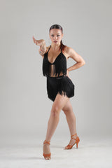 NERIA – Top da Ballo Latino con Frange