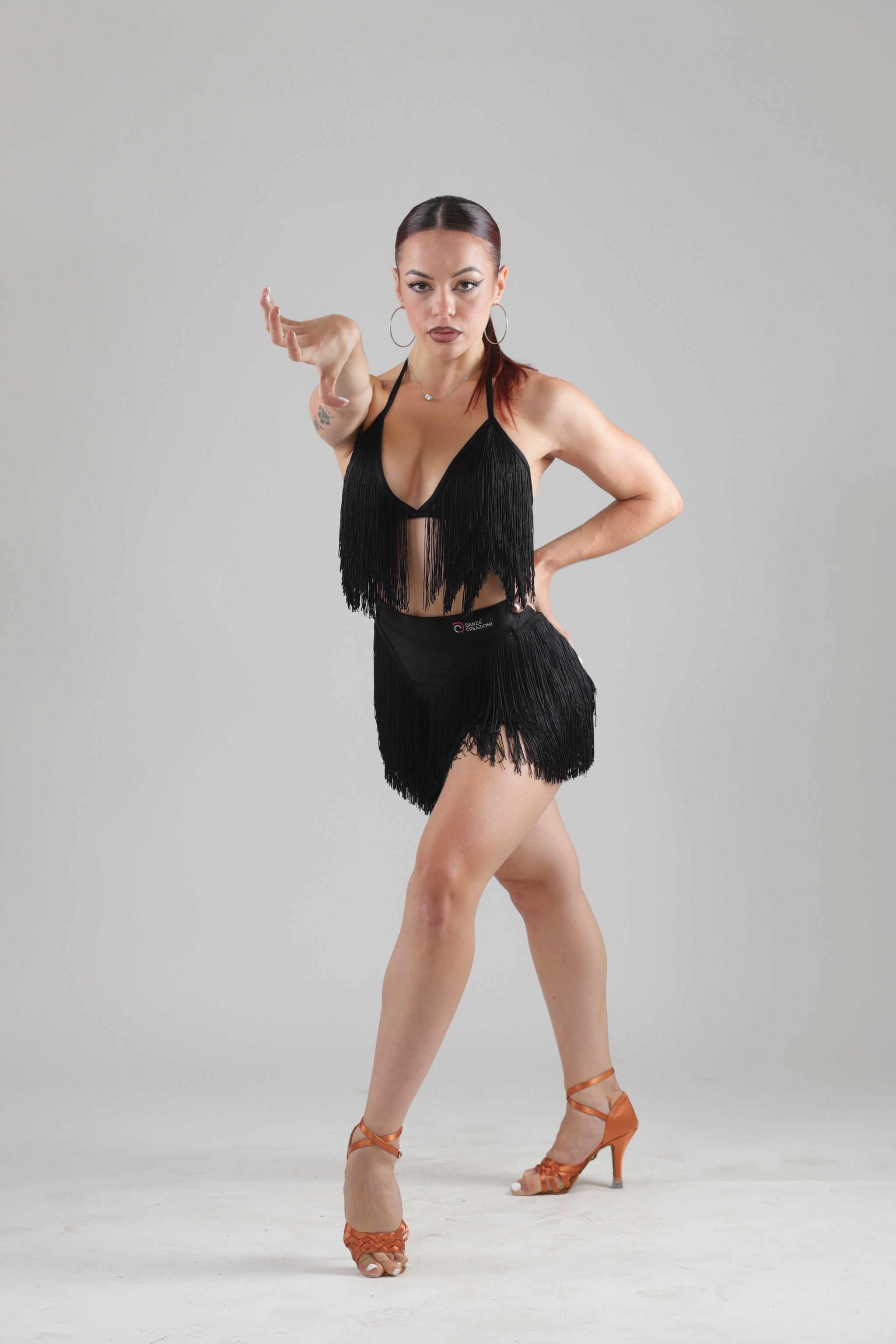 NERIA – Top da Ballo Latino con Frange