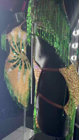 Abito Latino Emerald Mirage Couture