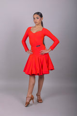 B2B - Divisa Regolamentare Latino Americano Donna – TELINI in Lycra Premium a Manica Lunga