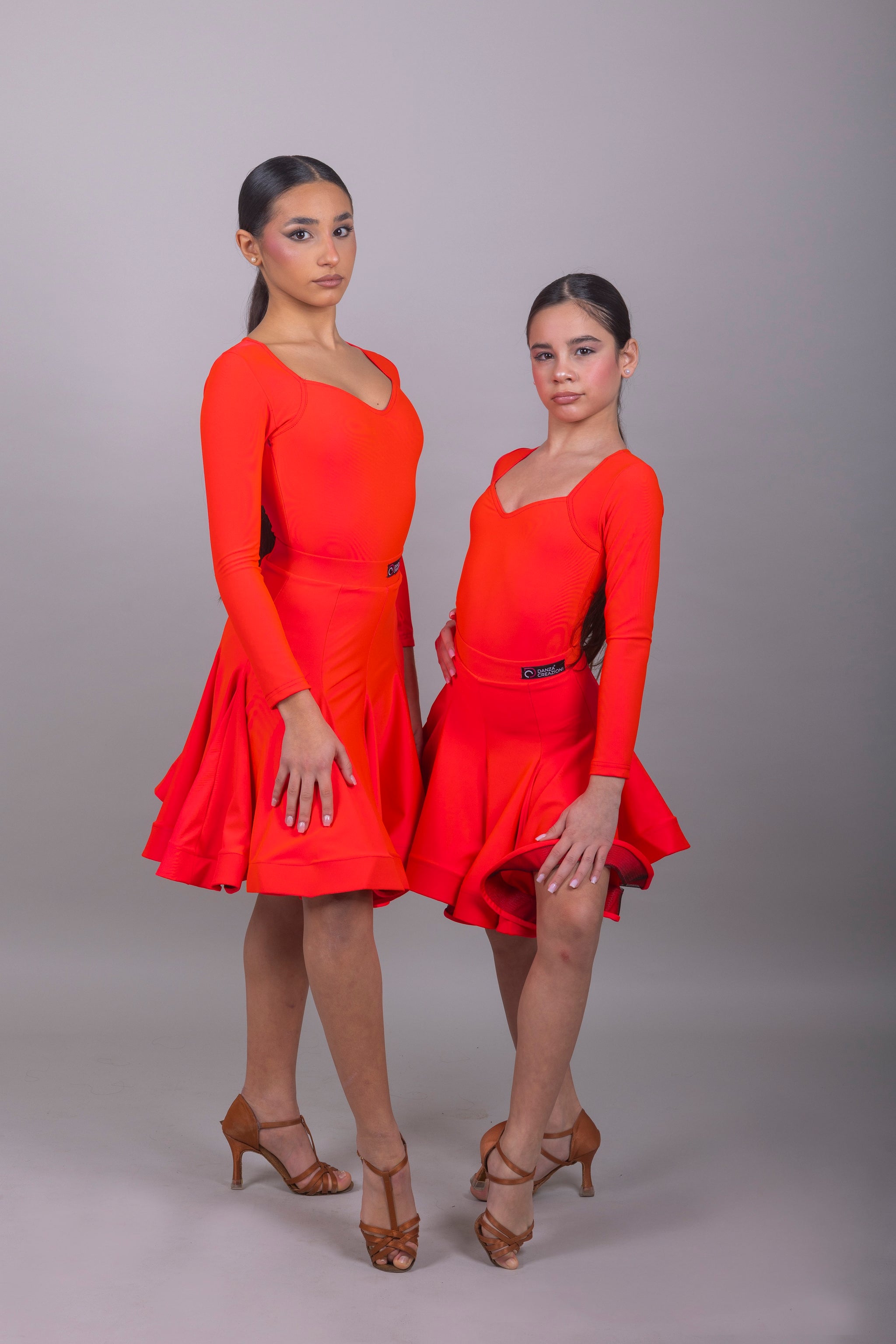 B2B - Divisa Regolamentare Latino Americano Donna – TELINI in Lycra Premium a Manica Lunga