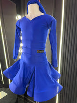 Divisa Regolamentare Latino Americano Donna – Lycra Premium a Manica Lunga | scollo a V