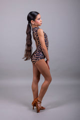 Airam – Body Latino americano Girocollo con Schiena a Goccia