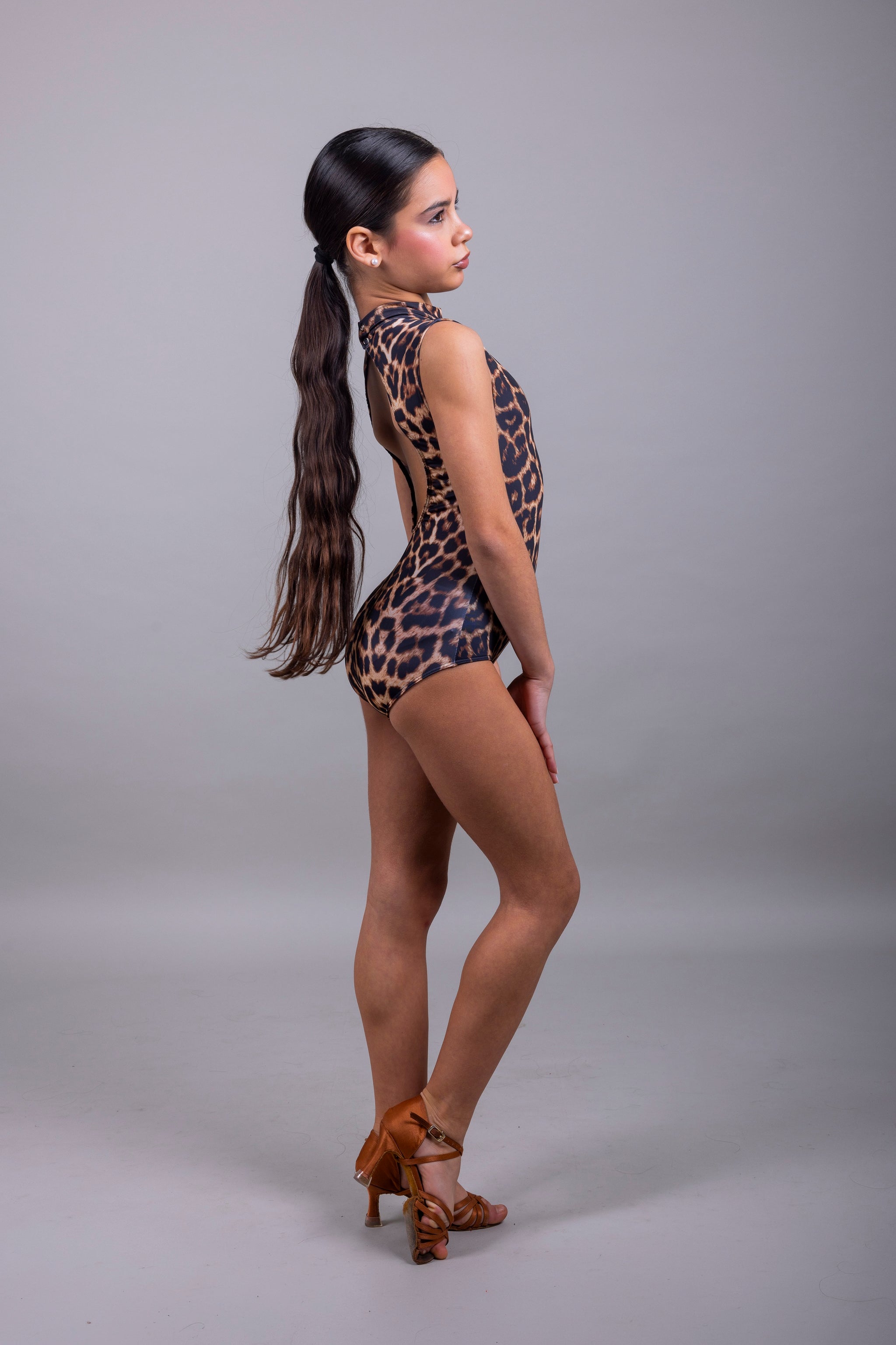 Airam – Body Latino americano Girocollo con Schiena a Goccia