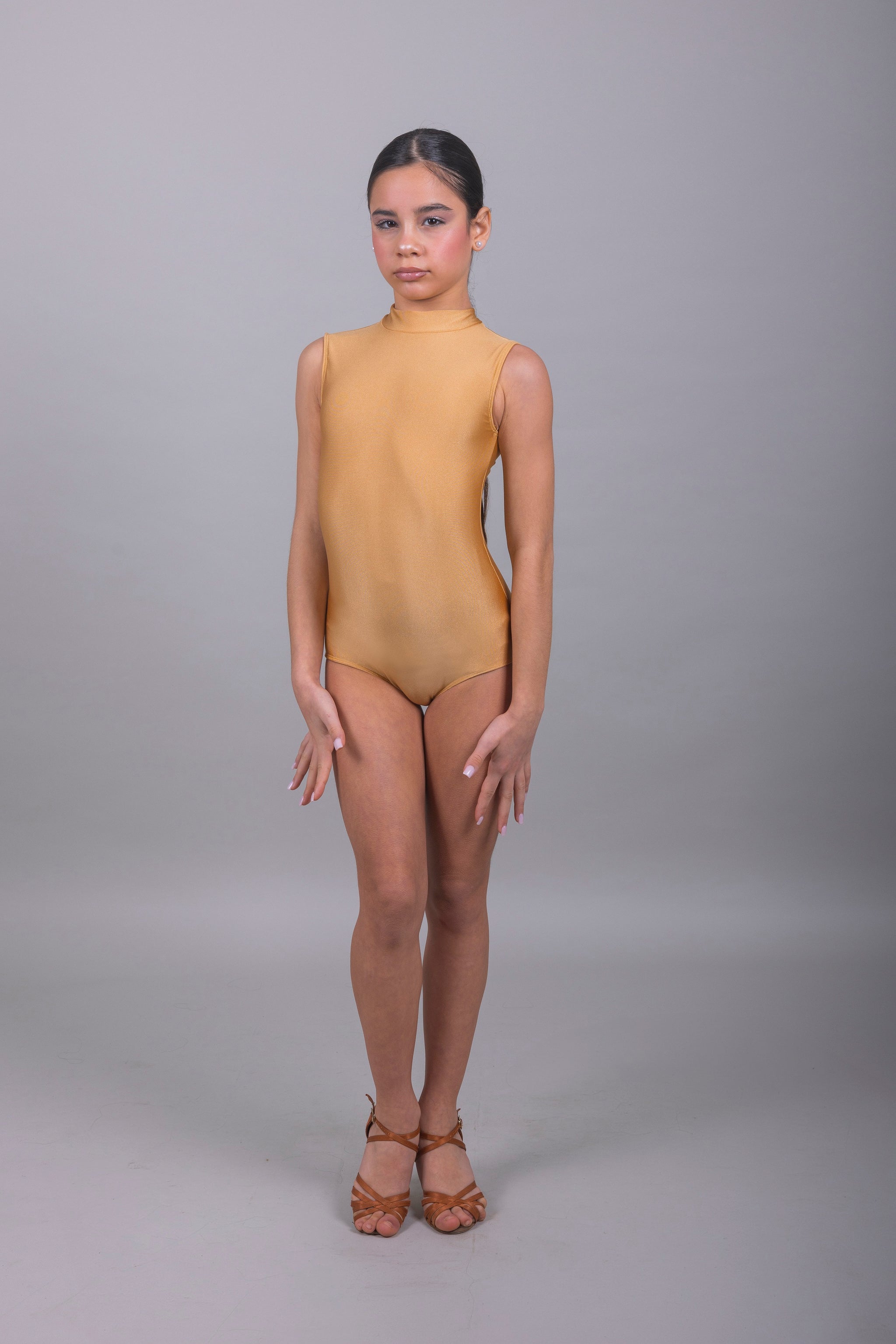 Airam – Body Latino americano Girocollo con Schiena a Goccia