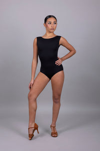 Body Latino americano Animalier / Nero – Scollo a barca