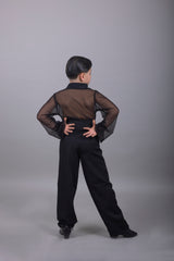Camicia Latino americano Uomo Gara Mesh Elegance