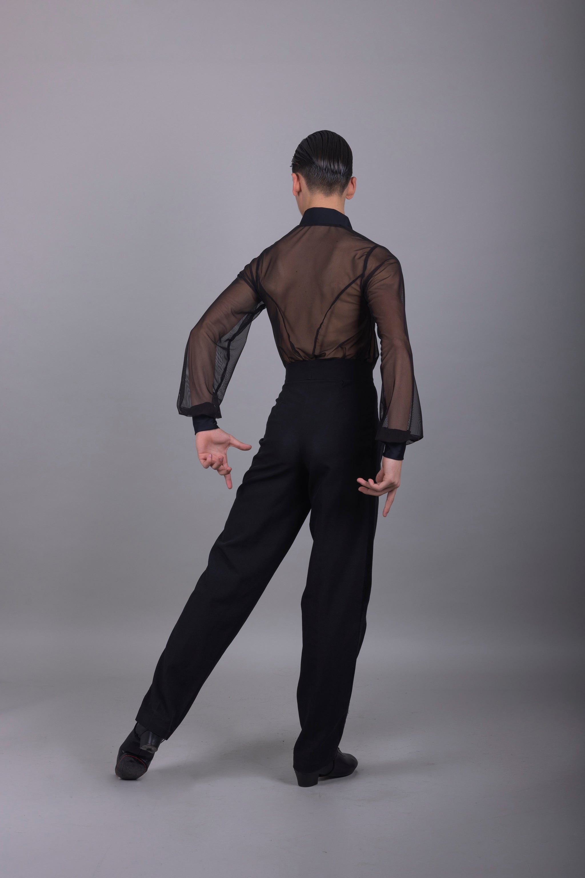 Camicia Latino americano Uomo Gara Mesh Elegance