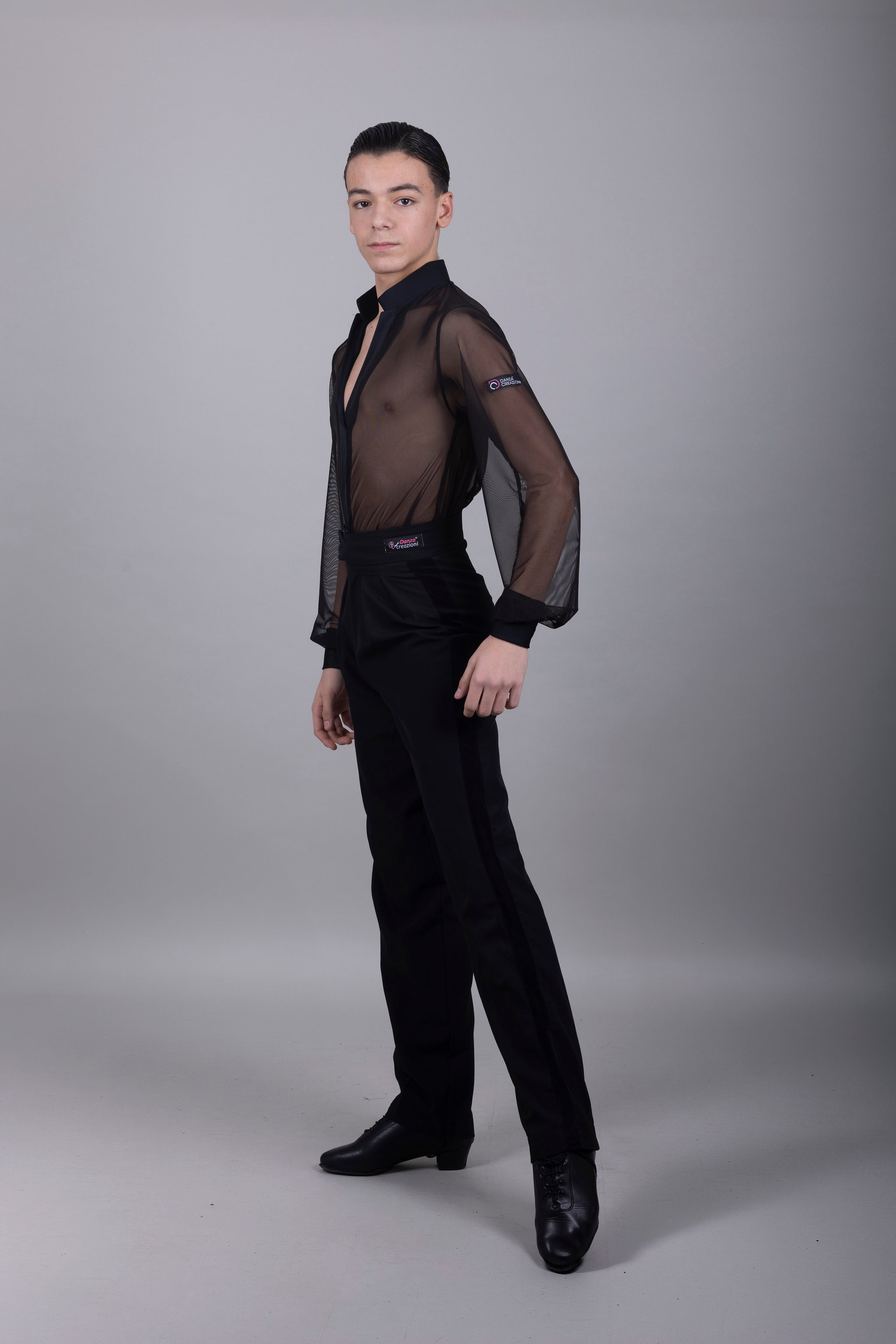 Camicia Latino americano Uomo Gara Mesh Elegance