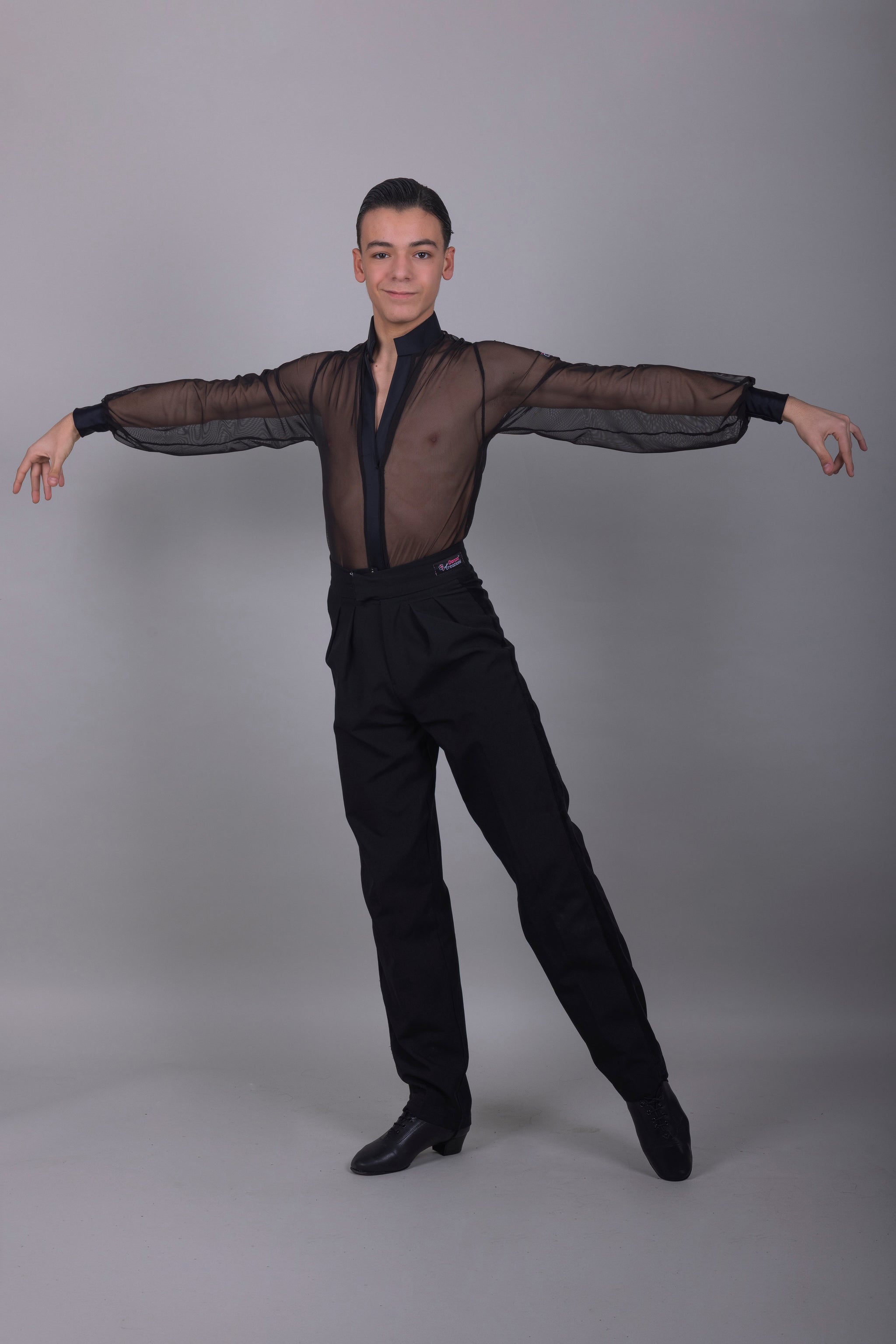 Camicia Latino americano Uomo Gara Mesh Elegance