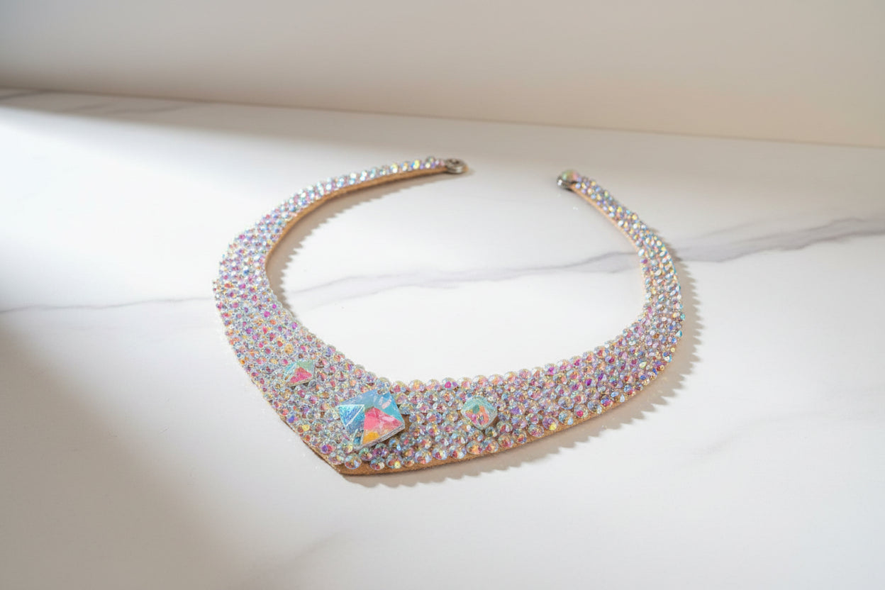 Collana Strass Multicolor AB per Balli Latino Americani – Accessorio Elegante Danza