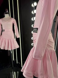 Divisa Regolamentare Latino Americano Donna – Lycra Premium a Manica Lunga | scollo a V