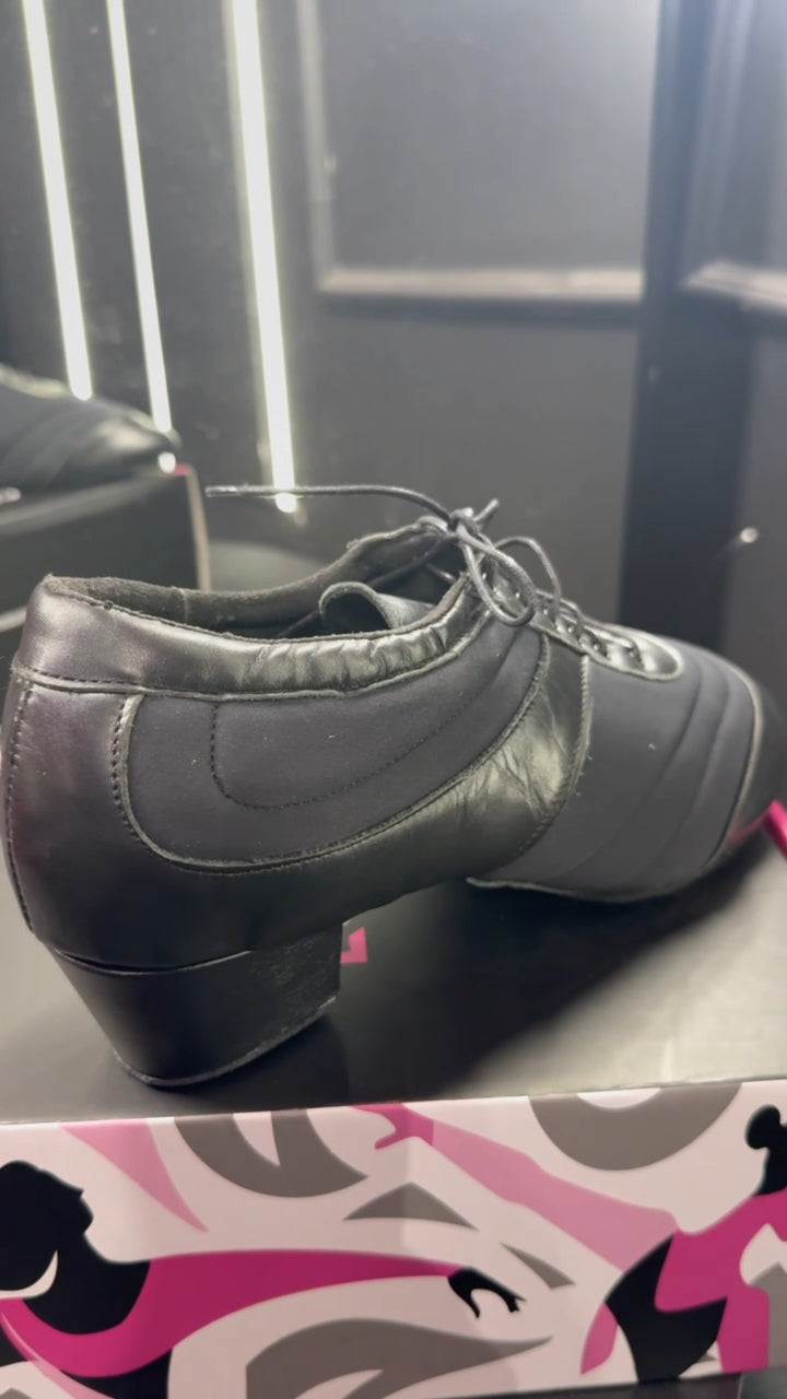 Scarpa da Ballo Uomo in Pelle e Neoprene NeoFlex 3 cm | Made in Italy | Latino, Salsa e Bachata